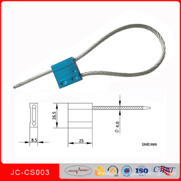 Jccs-003 métal alliages en acier inoxydable serrant les joints de fil en plastique scellent le joint d&#39;étanchéité